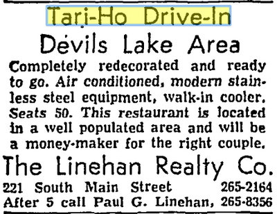 Tari-Ho Drive-In - June 1966 For Sale